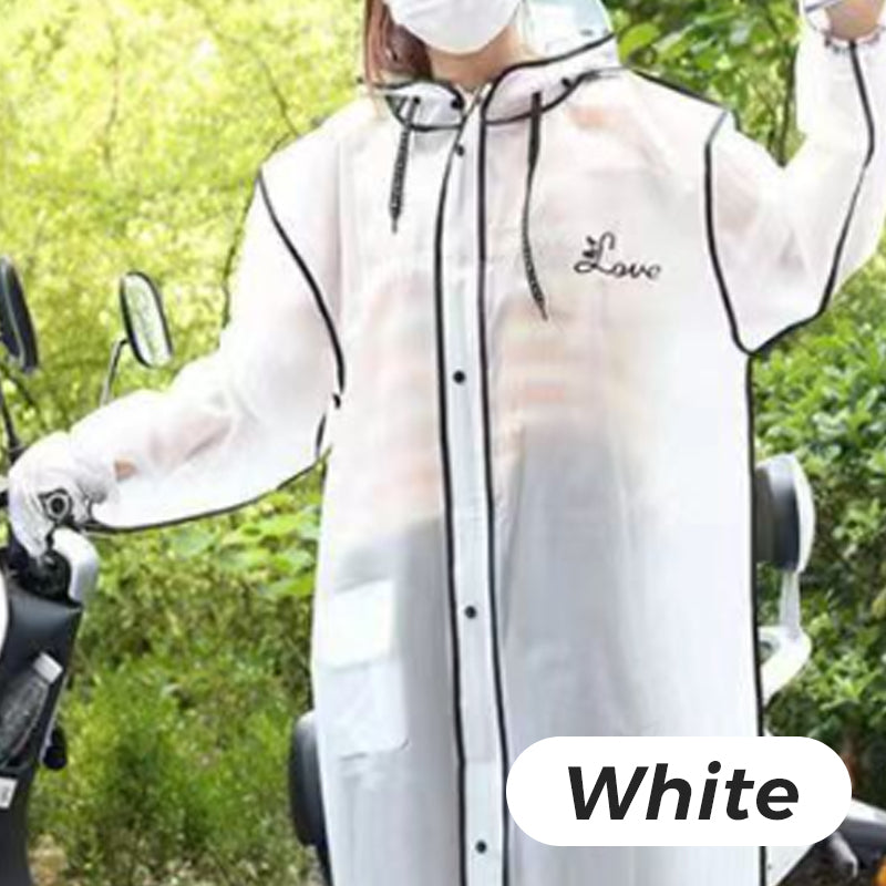 🍂Autumn Sales 49% OFF🥰Reusable Hooded Raincoat with Mask for Adults