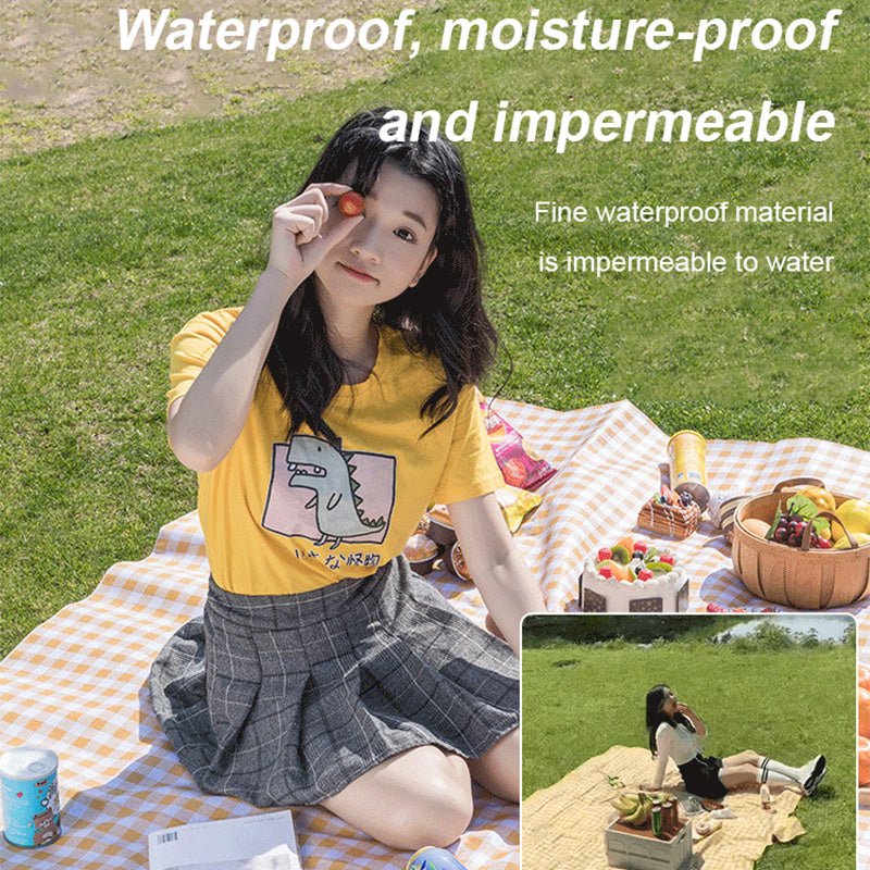 Plaids Waterproof Large foldable Picnic Blanket
