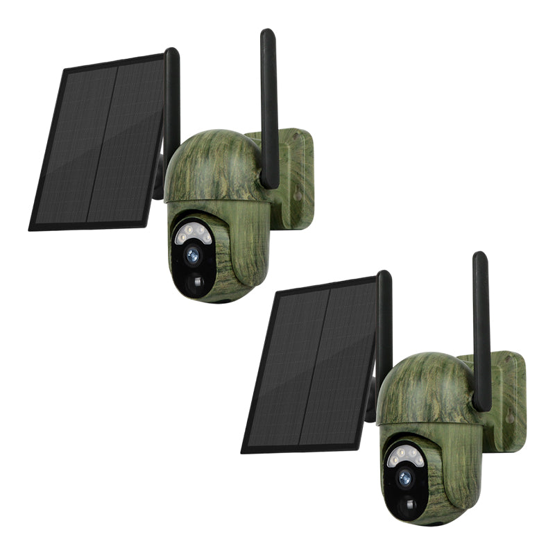 Solar Powered Security Camera with Night Vision