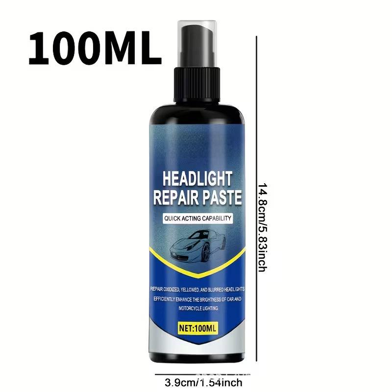 Headlight Restoration Spray with Towel