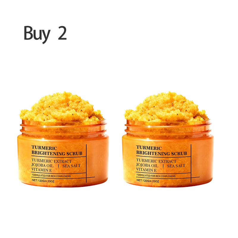 🌿✨ Turmeric Brightening Body Scrub – Natural turmeric, jojoba oil & sea salt. Gently exfoliates dull skin – reveals radiant, baby‑soft glow from head to toe! 🧖♀️💛