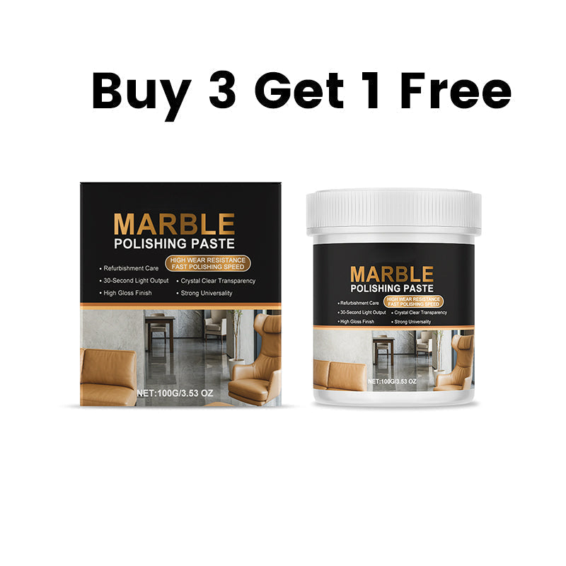 ✨🪨 Marble Polishing Paste—Removes scratches and etching marks, restoring the natural luster. The protective layer repels water and fingerprints. Professional-grade restoration that saves you a fortune!