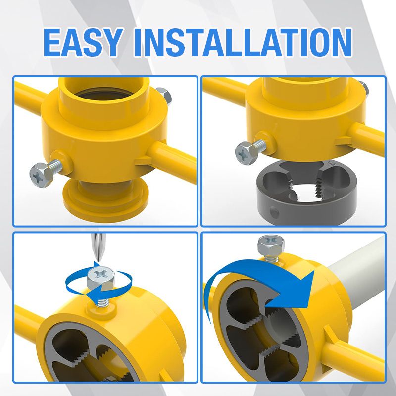 🔥Hot Sale - 40% OFF🔥2PCS Plastic Pipe Thread Die Kit