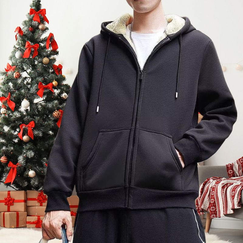 🎊Christmas Pre-sale - 46% Off🎊-Thickened Faux Cashmere Hoodie Cardigan