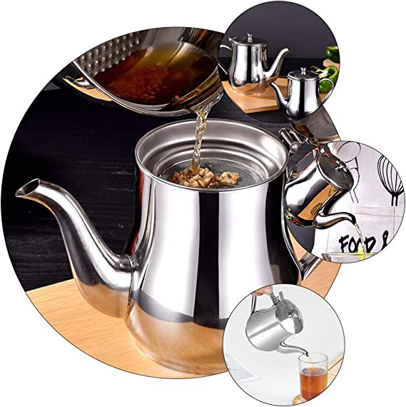 🔥Limited-time promotion 🔥Stainless Steel Oil Filter Pot