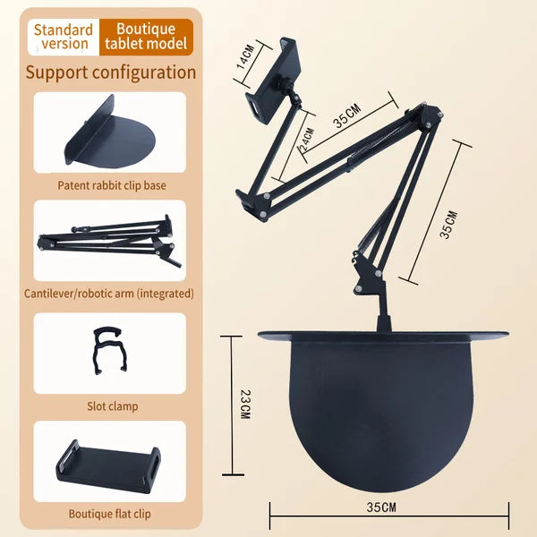 🔖 LIMITED-TIME 50% OFF! ⚡Hidden Bedside Retractable Phone & Tablet Holder