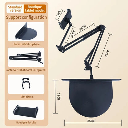 🔖 LIMITED-TIME 50% OFF! ⚡Hidden Bedside Retractable Phone & Tablet Holder