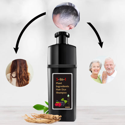 ✨ 50% OFF for a limited time ✨ Botanical Ingredients Hair Color Shampoo