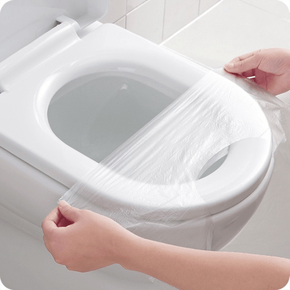 🎁2025 Hot Sale🎁- 49% OFF💥 Disposable Plastic Toilet Seat Cover - No Worry Of Public Toilet Anymore👋