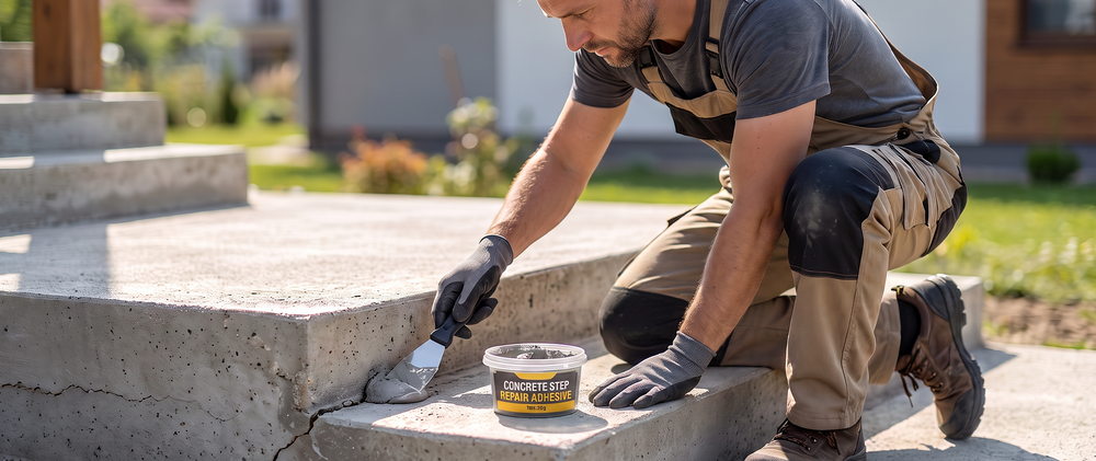 Outdoor step edges