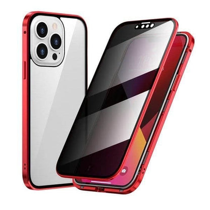 ⏳Time-Limited Special⏰Magnetic iPhone case with privacy glass and metal frame