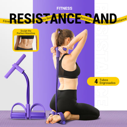 💎💪Multifunction Pedal Resistance Band, Elastic Pull Rope Fitness, Full-Body Workout at Home Gym, Exercise Sit-up, Yoga, Abdominal Training Summervibes