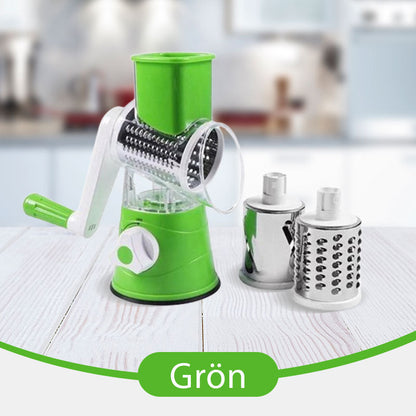 🥕 Slimited time at half the price-3 in 1 rotating cheese grinder vegetable runner