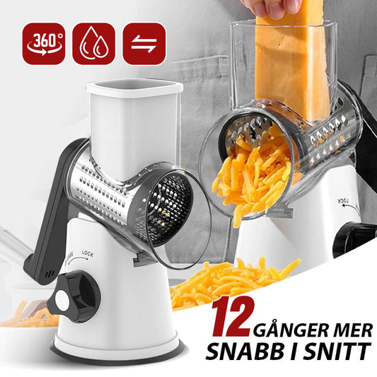 🥕 Slimited time at half the price-3 in 1 rotating cheese grinder vegetable runner