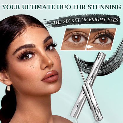 🔥Ultimate Waterproof & Sweatproof Lengthening & Curling Mascara