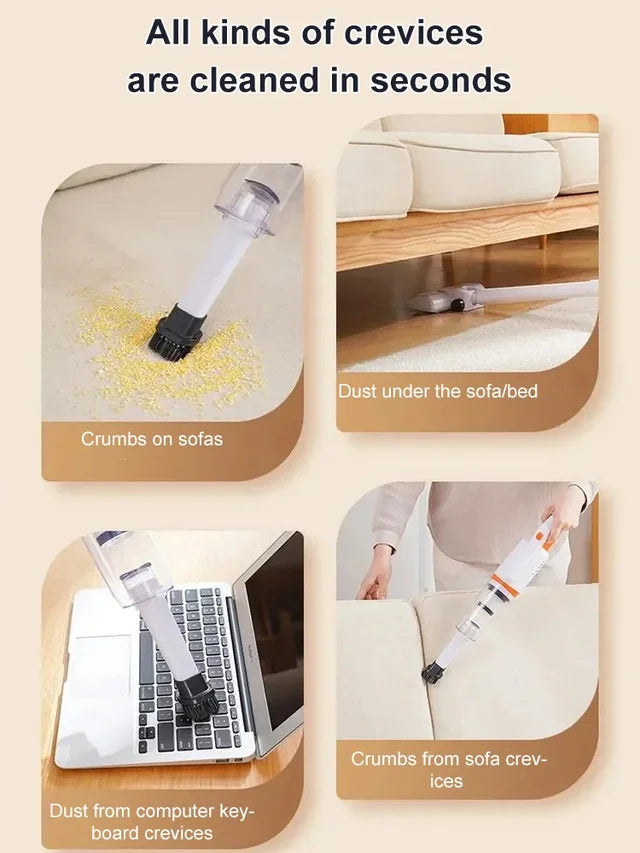 🔥Limited Time Offer 50% OFF🔥Multifunctional Suction Blowing 3-in-one  Portable Cordless Handheld Vacuum Cleaner