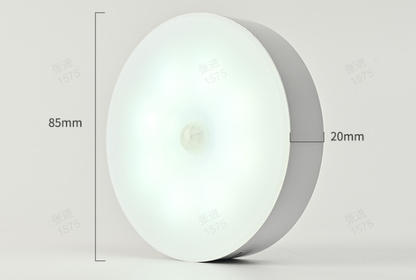 USB Rechargeable Indoor Motion Sensor Night Light - Magnetic Mount, Warm Light, Home Supply Party Gift for Kitchen, Closet