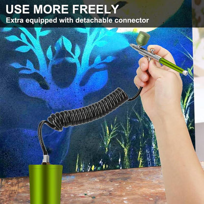 🎨 Electric Airbrush Kit with Compressor - Your Portable Studio for Effortless Creativity! ✨