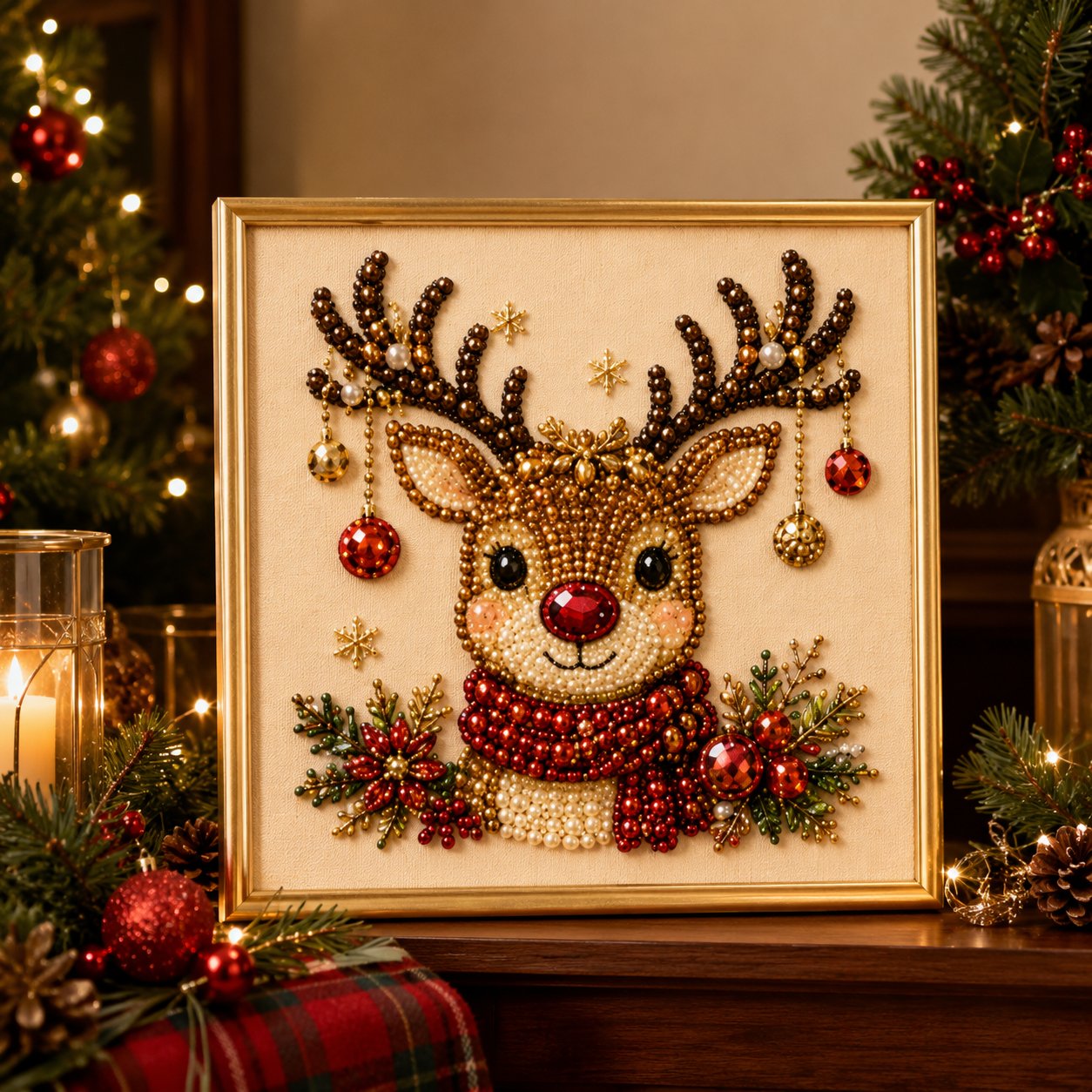 💎DIY Christmas Pearl Diamond Painting Art Kit