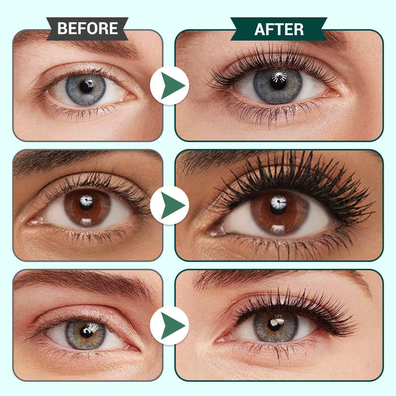 🔥Ultimate Waterproof & Sweatproof Lengthening & Curling Mascara