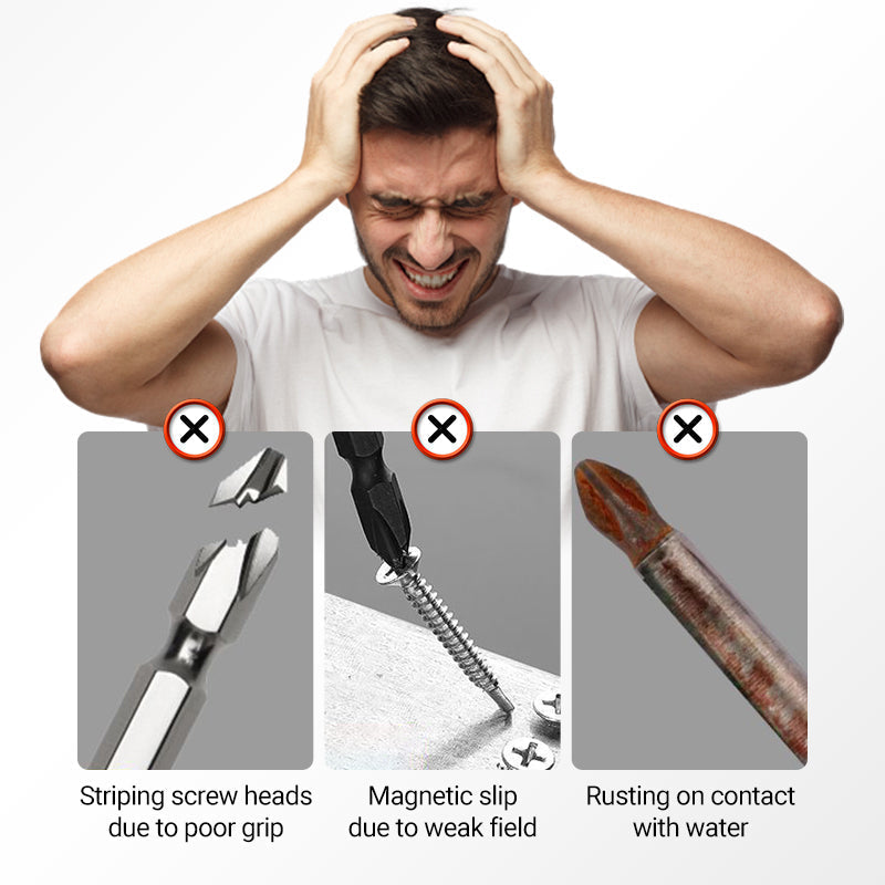 Screwdriver Set – Magnetic, ultra-hard & no-drop