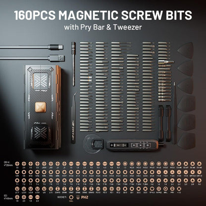 180-in-1 Precision Magnetic Screwdriver Set