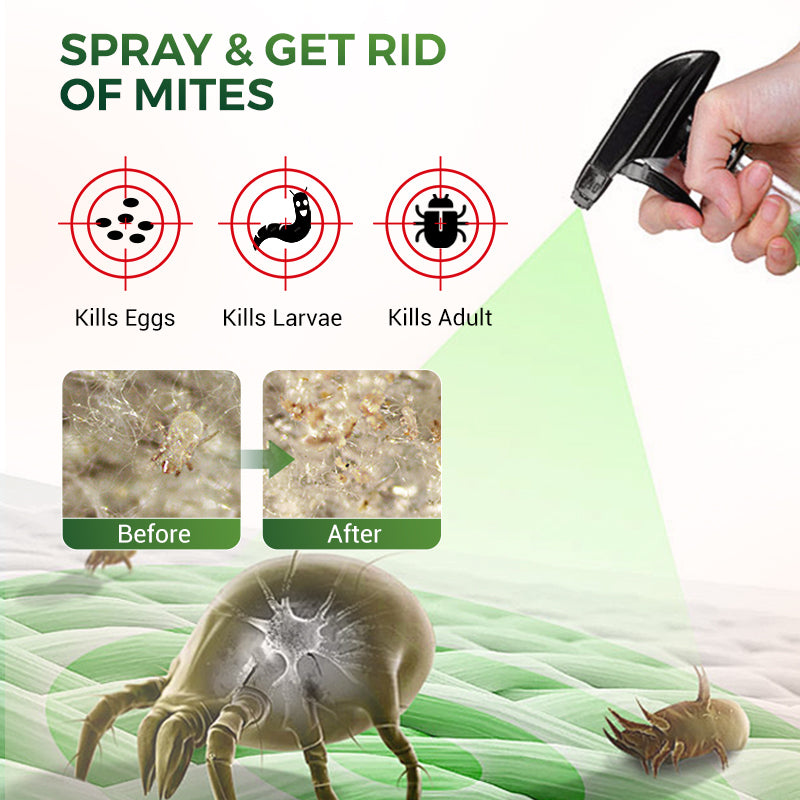 ⌛Limited Sale 50% OFF🔥Powerful Mite Remover Spray