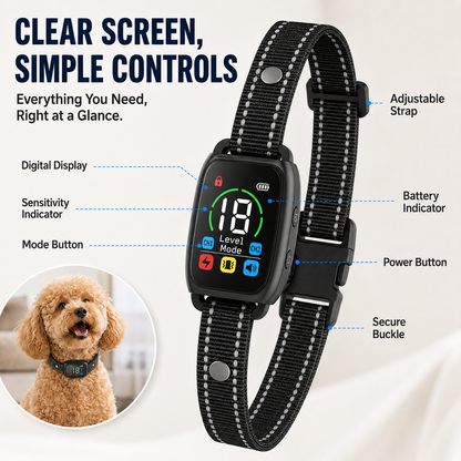 Smart Anti-Bark Collar for Dogs