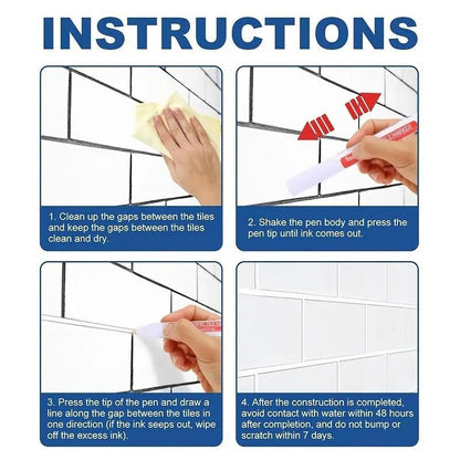 Anti-Mould & Waterproof Joint Pen for Ceramic Tiles