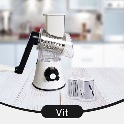 🥕 Slimited time at half the price-3 in 1 rotating cheese grinder vegetable runner