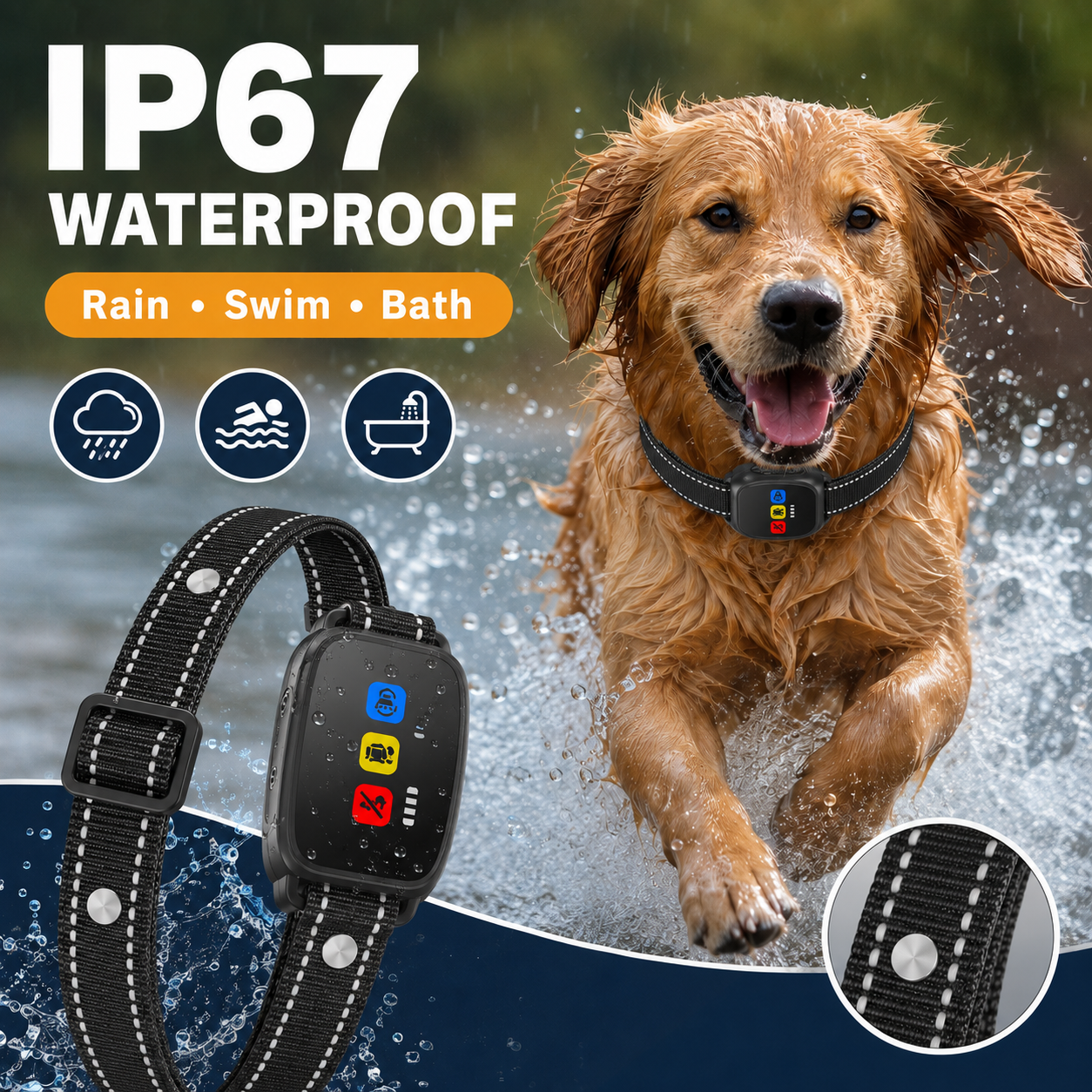 Smart Anti-Bark Collar for Dogs