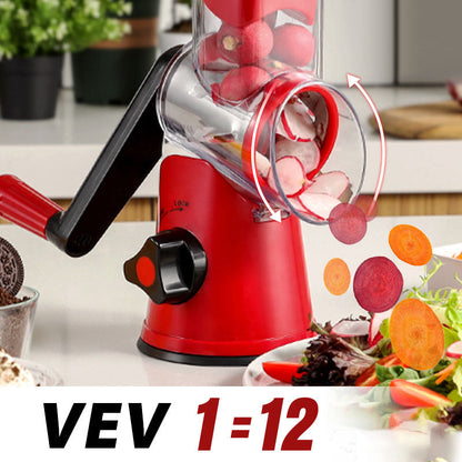 🥕 Slimited time at half the price-3 in 1 rotating cheese grinder vegetable runner