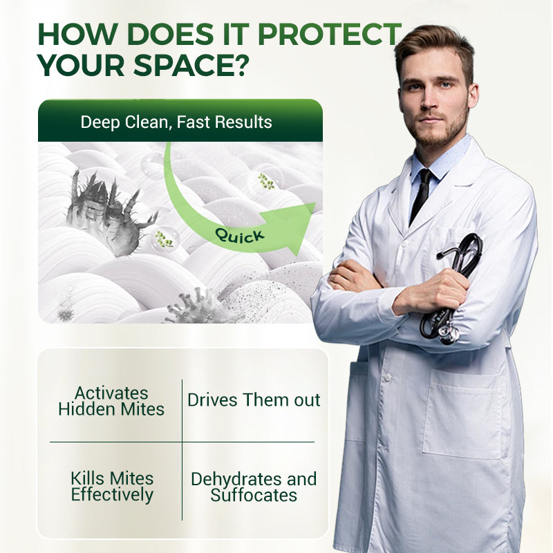 ⌛Limited Sale 50% OFF🔥Powerful Mite Remover Spray