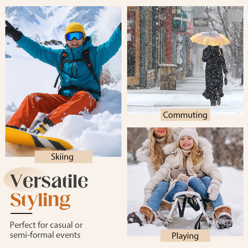 Plush-lined Thickened Thermal Hat with Face Mask for Men and Women