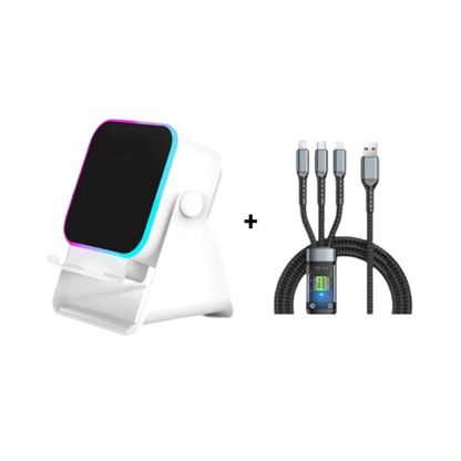 5-in-1 wireless Bluetooth speaker with induction function and adjustable cell phone holder