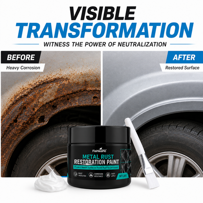 🛡️✨Metal Rust Protection Black Repair Paste – Restores rusty gates, railings & tools. Forms protective coating – no need to replace!