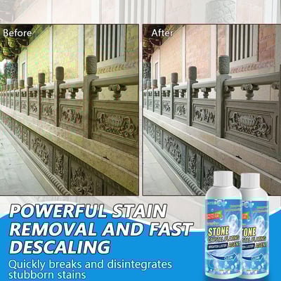 🔥Stone Stain Remover Cleaner (Effective Removal of Oxidation, Rust, Stains)|Buy 1 Get 1 Free✨
