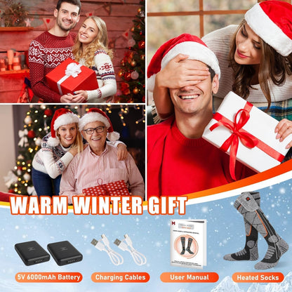 Rechargeable Heated Socks for Men & Women