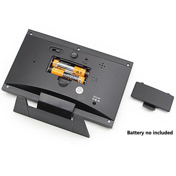 🔥Sale 44%🔥Digital LED Temperature Humidity Monitor Weather Forecast LED Table Alarm Clock