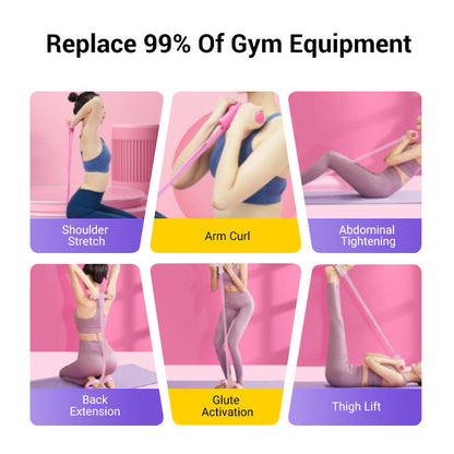 💎💪Multifunction Pedal Resistance Band, Elastic Pull Rope Fitness, Full-Body Workout at Home Gym, Exercise Sit-up, Yoga, Abdominal Training Summervibes