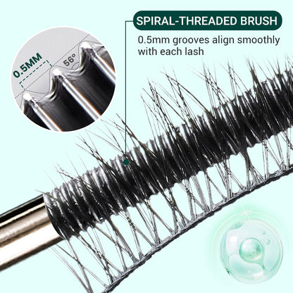 🔥Ultimate Waterproof & Sweatproof Lengthening & Curling Mascara