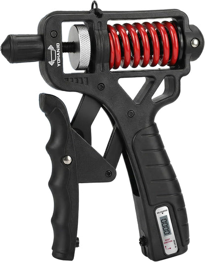 Adjustable Hand Grip Strengthener - Build Forearm Strength & Relieve Wrist Pain, 5 Resistance Levels for Home/Gym Use