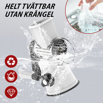 🥕 Slimited time at half the price-3 in 1 rotating cheese grinder vegetable runner