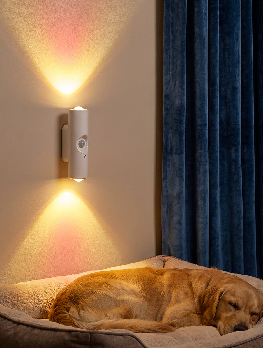 Warm bedside sensor light