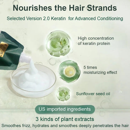🔥Hot Sale 50% OFF🔥 Polypeptide Keratin Hydrating Smoothing Hair Damage Repair Cream