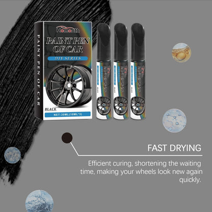 🚗Black Wheel Scratch Repair Pen – Fix Scuffs, Scratches & Paint Chips on Car Rims