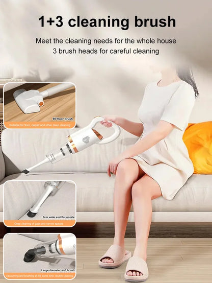 🔥Limited Time Offer 50% OFF🔥Multifunctional Suction Blowing 3-in-one  Portable Cordless Handheld Vacuum Cleaner
