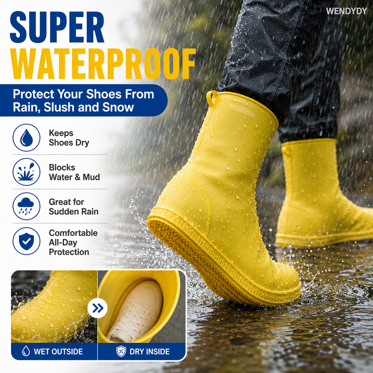 Thick Wear-Resistant Waterproof Shoe Cover