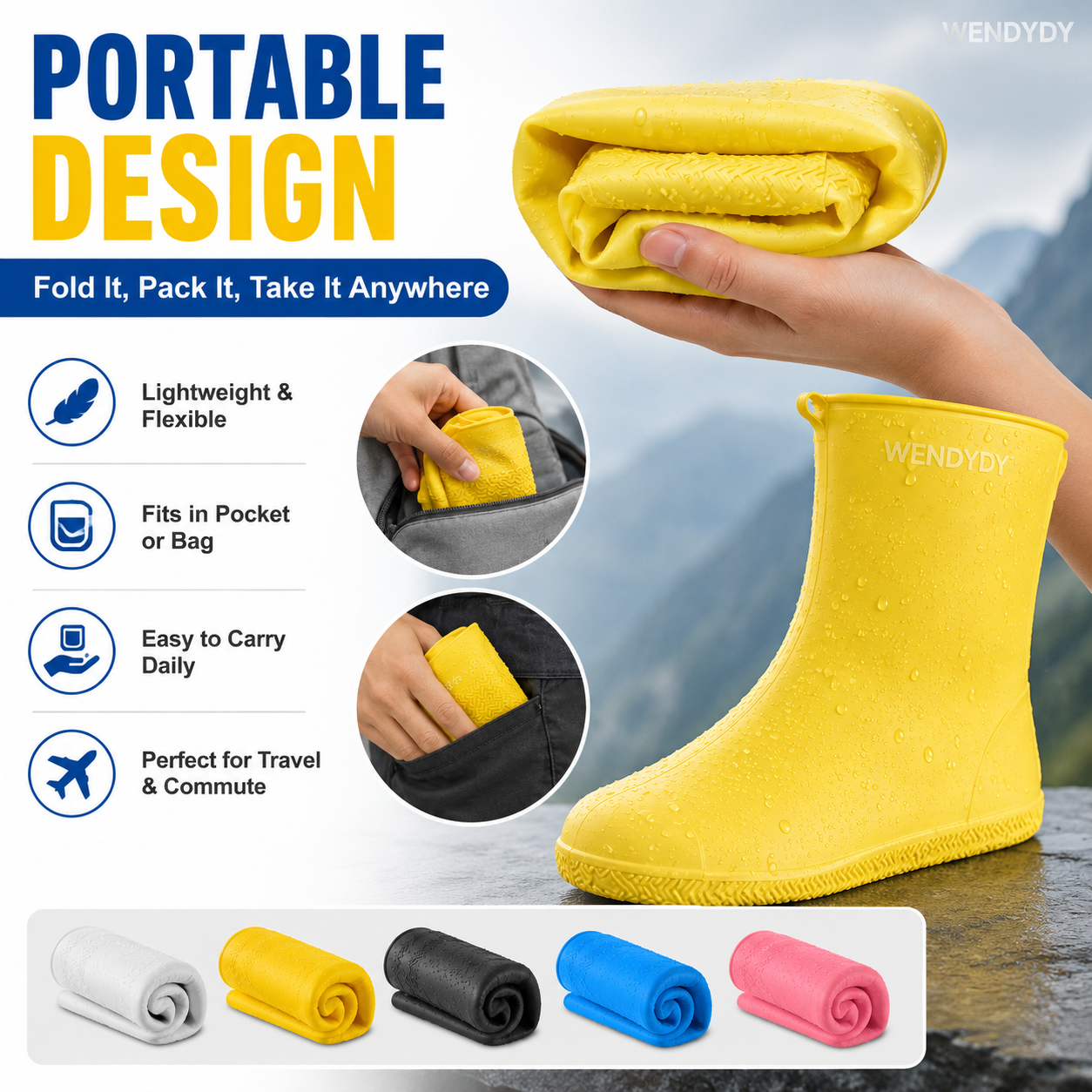 Thick Wear-Resistant Waterproof Shoe Cover