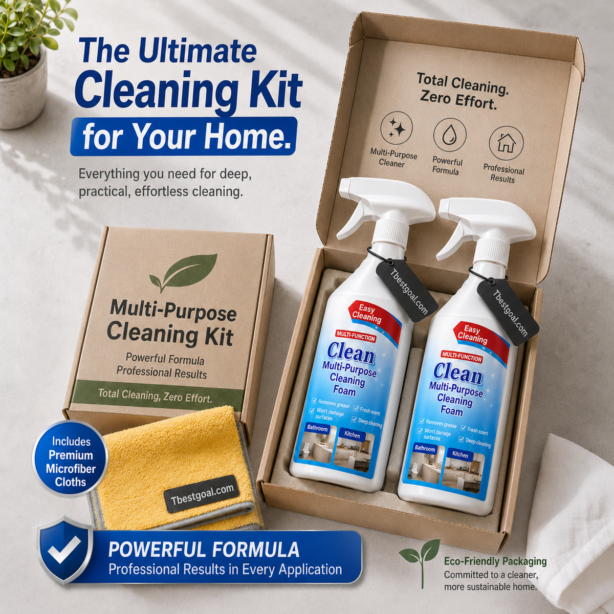 Multipurpose Cleaning Spray for Bathroom and Kitchen